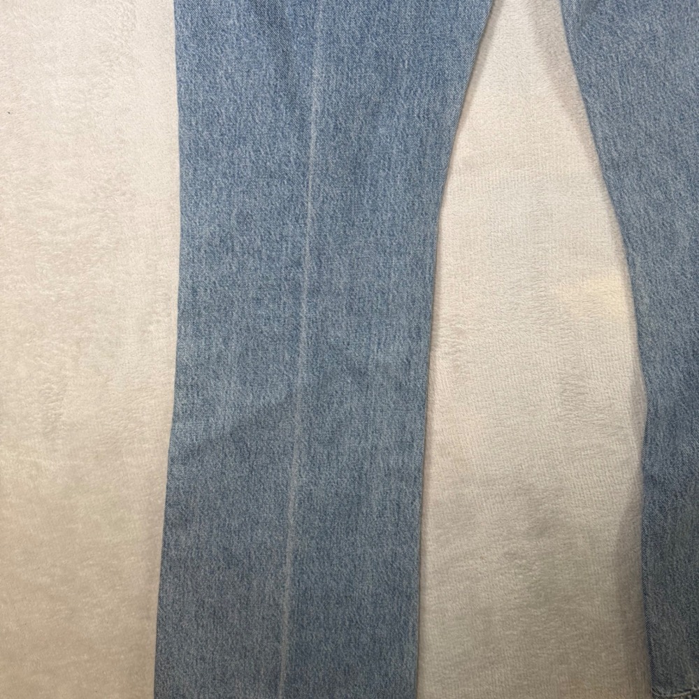 AGOLDE 90s Pinch Waist High Rise Straight Leg Jeans Light Wash Size 32 A127-1141 - Picture 8 of 10
